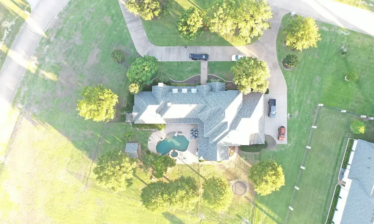 New shingle roof installation on a home in Fountainebleau